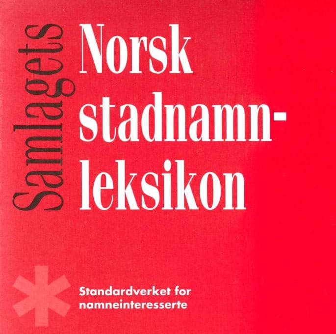 Forside til Norsk stadnamnleksikon 1997